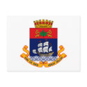 Quebec City Coat of Arms Postcard