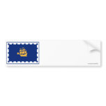 Quebec City Flag Bumper Sticker