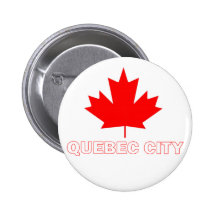 Quebec City Pinback Button