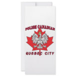 Quebec City Polish Canadian Leaf rack cards