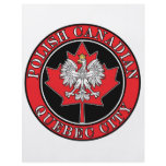 Quebec City Round Polish Canadian Leaf flyers