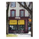 Quebec city scene post card