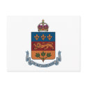 Quebec Coat of Arms (alternative) Postcard