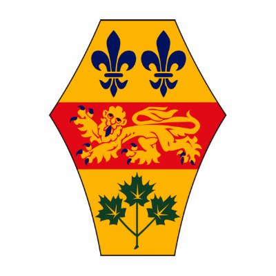 Quebec Coat of Arms T-shirt by FlagTshirts