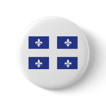 Quebec Flag Pinback Buttons