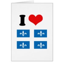 QUEBEC FLAG GREETING CARDS