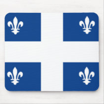Quebec Flag Mousepad by jacinto888 Quebec Flag Mousepad
