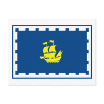 Quebec Flag Postcard by FlagTshirts Quebec Flag Postcard