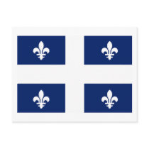 Quebec Flag (province) Postcard by FlagTshirts Quebec Flag (province) Postcard