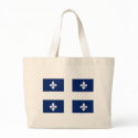 Quebec Flag (province) Tote Bag by FlagTshirts Quebec Flag (province) Tote Bag