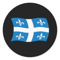 Quebec Flag Sticker by livingflags Quebec Flag Sticker