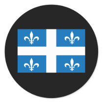 QUEBEC FLAG stickers by flagshirts QUEBEC FLAG stickers