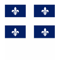 Quebec Flag T-shirt by FlagTshirts Quebec Flag T-shirt