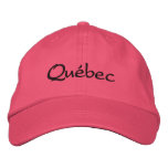 Québec,  Hat Embroidered Baseball Cap