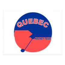 Quebec Hockey Team Post Card