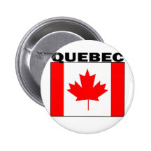Quebec Pinback Button