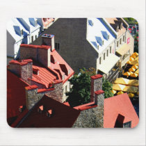 Quebec Roofs mousepads by sp8imagery Quebec Roofs mousepads