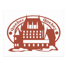 Quebec Stamp Postcard