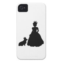 Queen and Corgi Iphone 4 case