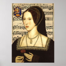 Queen Anne Boleyn Portrait Print