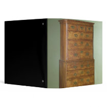 Queen Anne walnut tallboy, early 18th century 3 Ring Binders