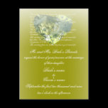 Queen Anne Wedding invitation