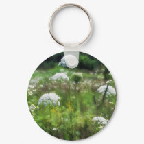Queen Anne's Lace 2 Floral keychains