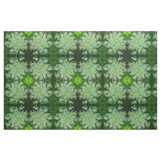Queen Annes Lace Abstract Fabric