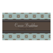 Queen Anne's Lace Baby Blue Business Card