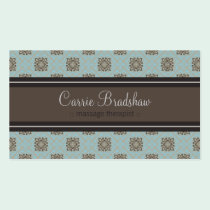 Queen Anne's Lace Baby Blue Business Card business cards