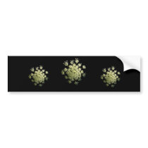 Queen Anne's Lace  cutout Bumper Stickers
