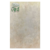 Queen Anne's Lace Flower Monogram Customized Stationery
