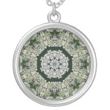 Queen Anne's Lace Kaleidoscope necklace