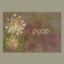 Queen Anne's Lace Reception RSVP invitations