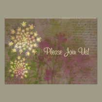 Queen Anne's Lace Wedding Invitation invitations