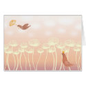 Queen Anne's Messenger Blank Card card