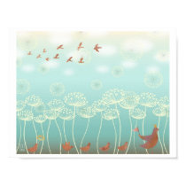 Queen Anne's Summer School Illustration Print by EuphorianChic Queen Anne's Summer School Illustration Print