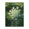 Queen Anne's Wedding Invitation postcard. postcard