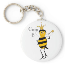 Queen B Keychain