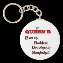 Queen B Keychain keychains