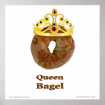 Queen Bagel Print
