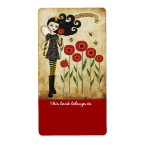 Queen Beatrix Bookplates Labels label