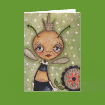 Queen Bee - Birthday Card