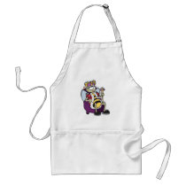 queen bee cartoon aprons