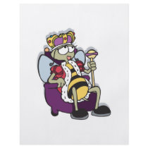 queen bee cartoon custom flyer