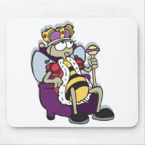queen bee cartoon mouse pads