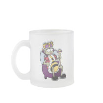 queen bee cartoon coffee mug