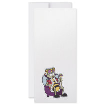 queen bee cartoon rack card