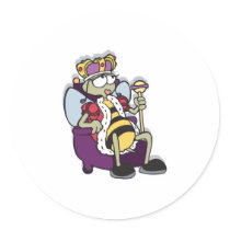 queen bee cartoon stickers