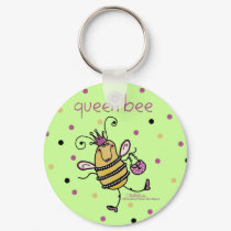 Queen Bee keychains by creationhrt Queen Bee keychains